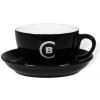 BUNA CAFÉ šálka s podšálkou, 190ml, čierna