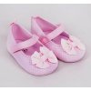 Topánky capačky svetlo ružové s mašličkou