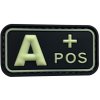 WARAGOD nášivka A POS PVC Patch Glow in the Dark