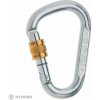 EDELRID Steel HMS Screw karabína, silver