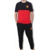 Fan-shop Pyžamo MANCHESTER UNITED long čierne Velikost: S