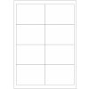 Print etikety 96.5x67.7mm biele