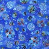 Bavlna kolekcia Oceanica s bublinami a koralmi 1 m