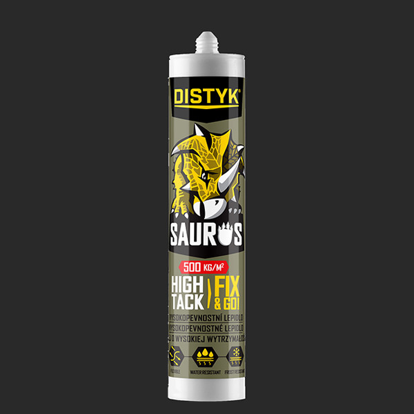 Den Braven Distyk SAURUS GLUE High tack 290ml BIELY