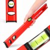 MILWAUKEE 4932459091 SLIM 60cm, brúsená „V“ drážka, 2 libely odolné proti pádu