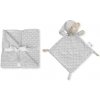 INTERBABY deka mäkká guľôčky a maznáčik sivá