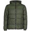 Jack & Jones Bundy JJCHILI PUFFER HOOD Kaki