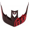Troy Lee Designs TLD, náhradný šilt - Stage Sram Vector Red