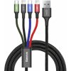 Baseus CA1T4-A01 Fast 4in1 2x Lightning, USB-C, MicroUSB 3.5A, 1,2m
