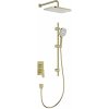 KFA - Súprava sprchová Malaga, podomietková s posuvným drážkovým ramenom, PVD brúsené zlato 4529-301-31