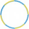 Hula-hop obruč 110 cm HMS HHP022 - žlto-modrá