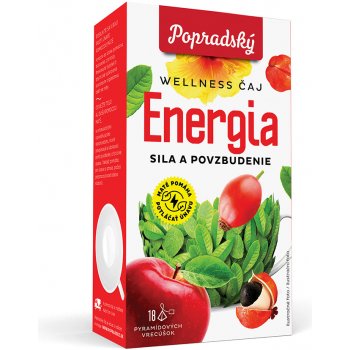 Popradský Wellness čaj Energia sila a povzbudenie 36 g