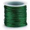 Dutinka s lurexom Ø1 mm okrúhla vianočná zelená 1ks