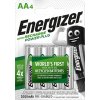Energizer Nabíjacie batérie - AA / HR6 - 2000mAh POWER PLUS, 4 ks