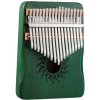 - Huashu Kalimba posvätné slnko - 17- tońov Topoľ zelená C- DUR (major)