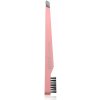 Diva & Nice Cosmetics Accessories pinzeta šikmá s kefkou Pink 1 ks