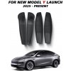Úložné vložky do dverí TPE – čierne pre Tesla Model Y Juniper