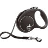 Flexi Black Design S pásik 5 m čierne 15 kg