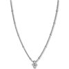 Rosefield Oceľový náhrdelník s trojitým kryštálom Swarovski toccombo JTNTS-J442