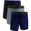 Pánske boxerky Under Armour Perf Tech Print 6in 3Pack Royal S