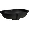 Laufen Savoy umývadlo 51x31 cm oválny podpultové umývadlo čierna H8189457161551