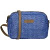 Dámská crossbody proutěná kabelka Enrico Benetti Ibiza 78015 – modrá, ze slaměného materiálu, menší velikost, lehká a stylová, ideální pro letní dny | Cooltovka.cz