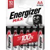 Energizer Max AA alkalické batérie 6ks E303327700