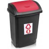 Odpadkový kôš na separáciu 25l červený SWING