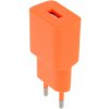 SETTY nástenná nabíjačka 1x USB-A 2,4A LSIM-A-1210 Orange oranžová (GSM165729)