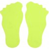Merco Feet značka na podlahu žltá - 1 pár