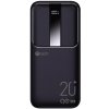 Powerbanka C-tech 20000mAh, Li-Pol, 22,5W, USB-C/USB-A/micro USB