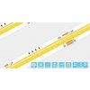 LDY LY-640COBTW2765 Flexibílny COB LED pás CCT (DW) 24V, IP20, 16W/m, 640led/m, 10mm