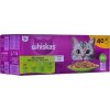 Whiskas Adult rezy s hovädzím mäsom kuracím mäsom lososom tuniakom 40 x 85 g