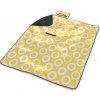 Sablio Plážová deka Biele korunky na žlté: 200x140 cm