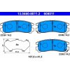 Sada brzdových platničiek kotúčovej brzdy (na jednu nápravu) ATE 13.0460-8011.2 13.0460-8011.2