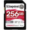 Kingston SDXC 256 GB Canvas React Plus V60 SDR2V6/256GB