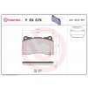 Sada brzdových platničiek kotúčovej brzdy BREMBO P 59 079