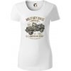 American Army Jeep - Dámske tričko z organickej bavlny Origin (GOTS) - XL ( Biela )