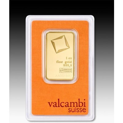 Valcambi Suisse zlatá tehlička 1 oz