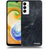 Picasee silikónový prehľadný obal pre Samsung Galaxy A04s A047F - Black marble