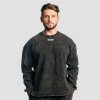 Mikina Aura Jumper Washed Black - GymBeam Veľkosť: S
