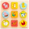 New Classic Toys vkládací puzzle tvary a zvířata