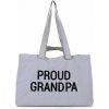 Childhome Cestovná taška Grandpa Canvas Grey
