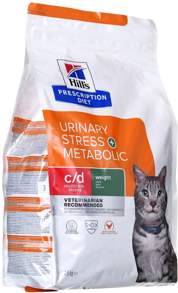 Hill\'s PD Feline c/d Urinary Stress Metabolic Chicken 1,5 kg