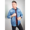 LAID BACK košeľa pánska 3689 jeans riflová M jeans