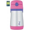 Thermos Foogo - kojenecká termoska so slamkou - ružová 290 ml-ihneď