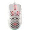 Genesis herná optická myš KRYPTON 555/Herná/Optická/8 000 DPI/Drôtová USB/Biela NMG-1840