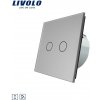 LIVOLO Žalúziový ovládač RF - strieborný VL-C702WR-15