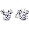 PANDORA Disney náušnice Mickey & Minnie 293219C01