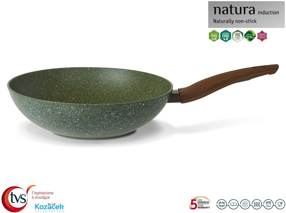 TVS Panvica WOK s nepriľnavým povrchom NATURA induction 28 cm